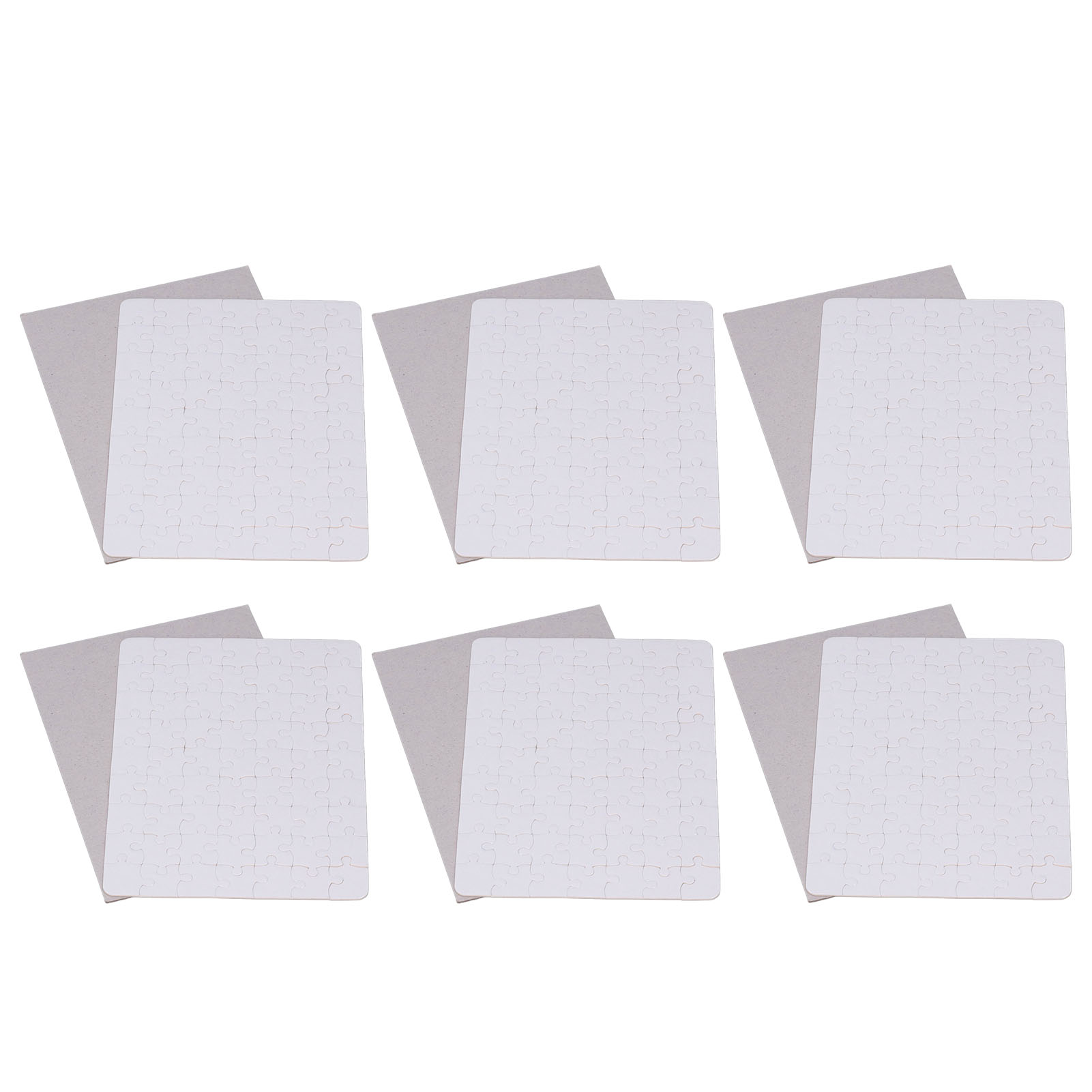 6 مجموعة الألغاز الفارغة 13x18 - مراجعة Puzzle Blank White وسعره