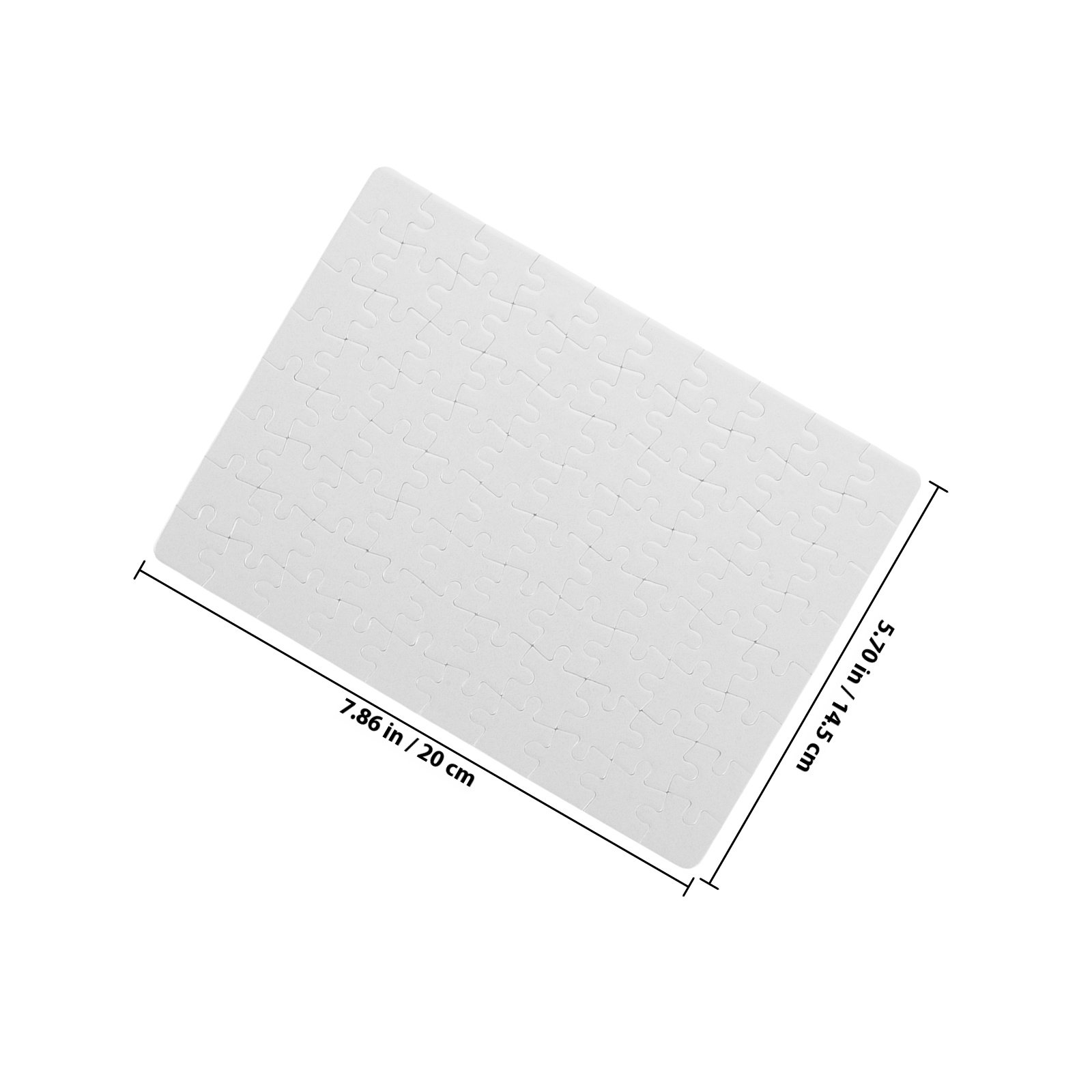 4 قطع ألغاز بيضاء فارغة للطباع - مراجعة Puzzle Blank White وسعره